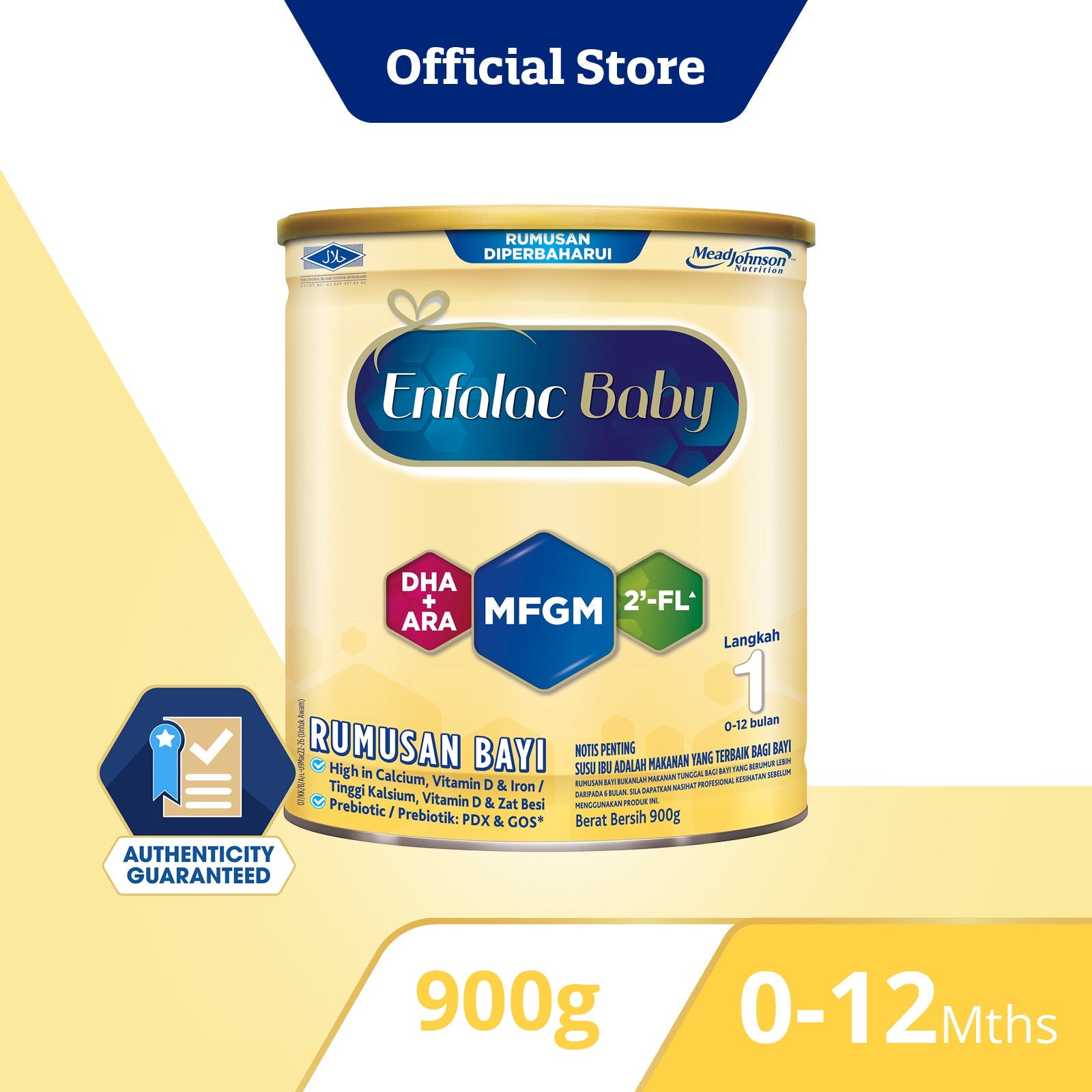 Enfalac Baby 2Fl Step 1 900G