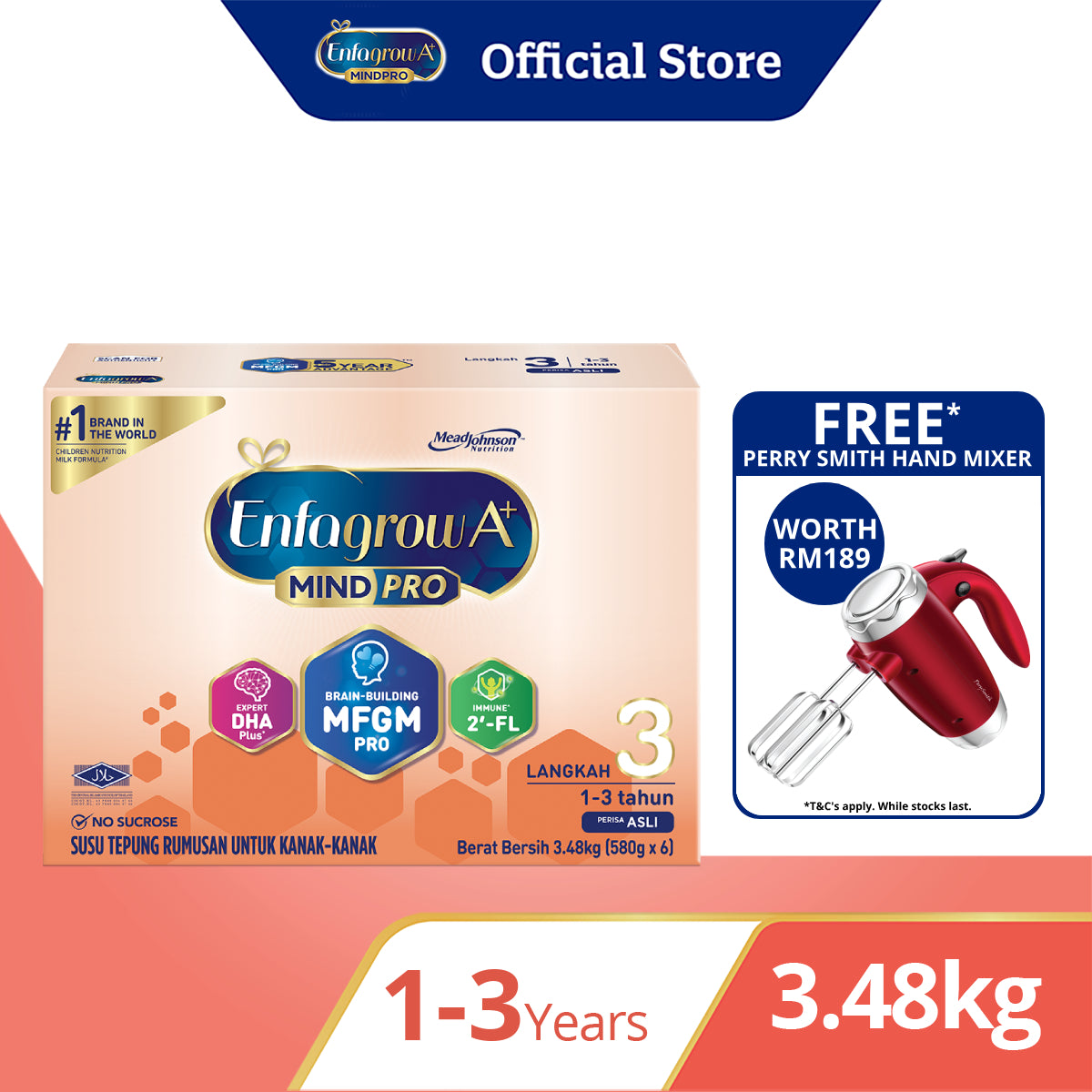 Enfagrow A+ Mindpro Step 3, ORIGINAL, 3.48Kg