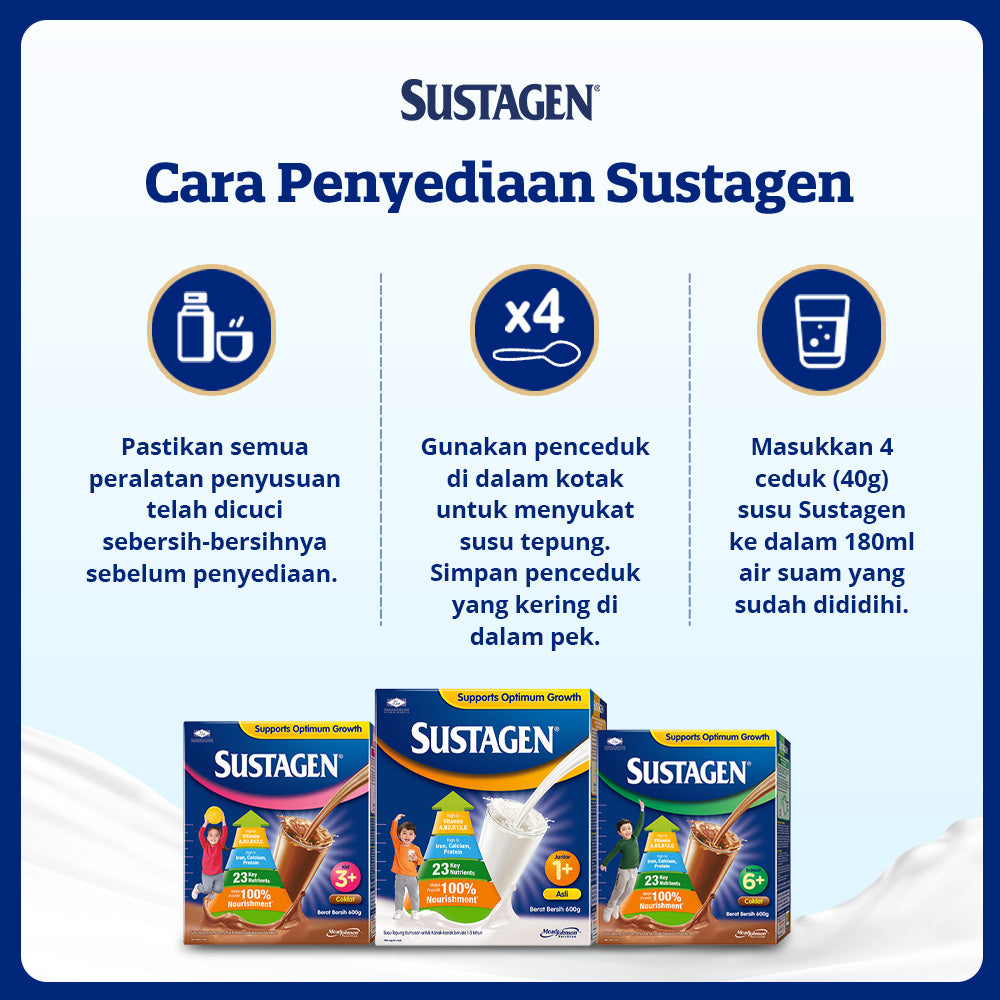 Sustagen Junior 1+, Chocolate, 600g